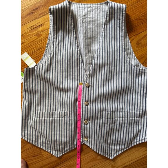 Vintage Ralph Lauren Double Prong Cinch-back buckle Vest | c. 1980s NWT - Picture 14 of 16